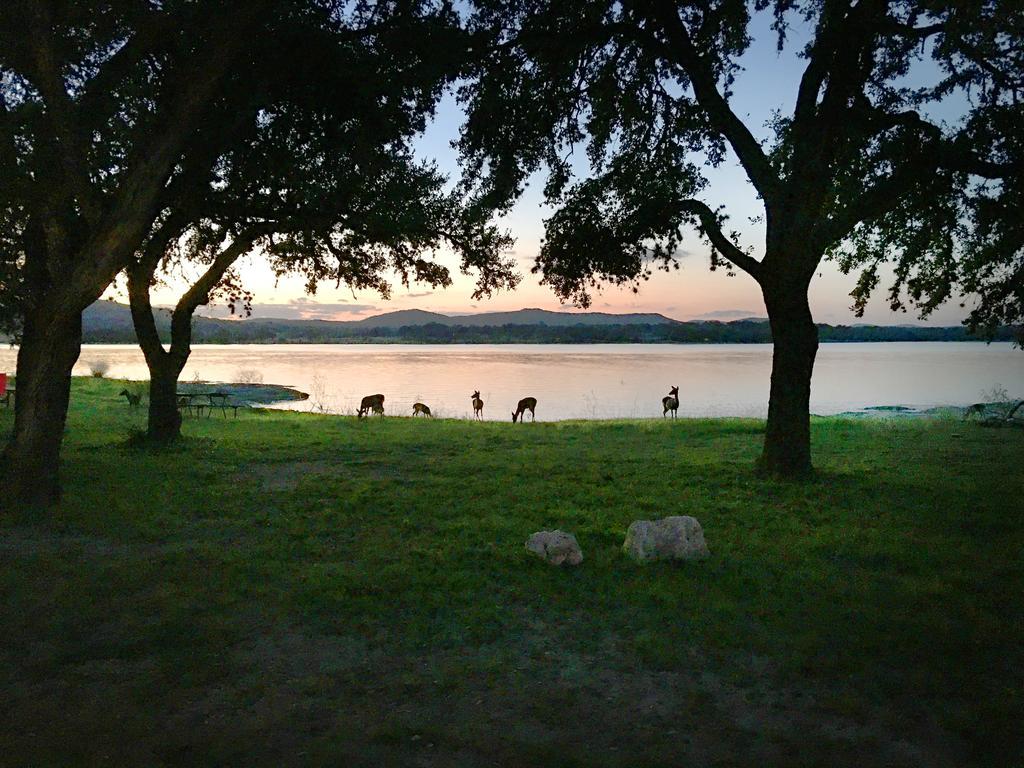 Medina Lake Camping Resort Cabin 3 Lakehills ภายนอก รูปภาพ